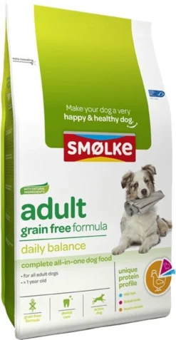 Smolke - Adult Graanvrij - Hondenvoer - 12 Kg -Hondenartikelen Winkel 621x1200 2