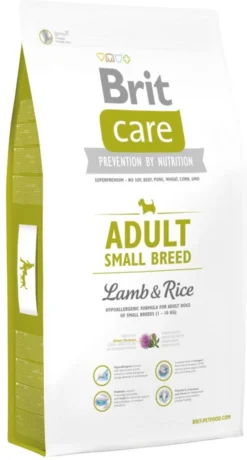 Brit Care Adult Small Breed Lamb & Rice 7,5 Kg - Hond