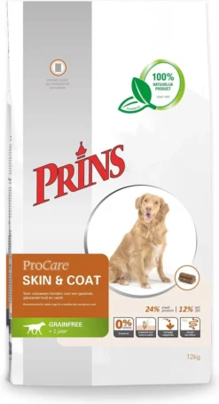 Prins Procare Graanvrij Skin & Coat - 12 KG 23 Prins Procare Graanvrij Skin & Coat - 12 KG -Hondenartikelen Winkel 652x1200 2