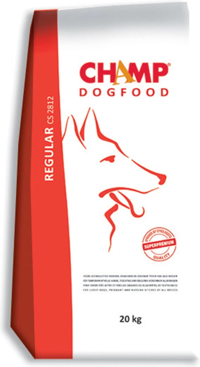 Champ Premium Regular - Hond - Droogvoer - 20 Kg 1 Champ Premium Regular - Hond - Droogvoer - 20 Kg