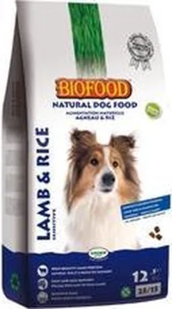 Biofood Hondenvoer - Lam & Rijst - 12.5 Kg -Hondenartikelen Winkel 668x1200 1