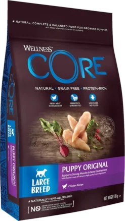 Wellness Core Grain Free Large Breed Puppy Kip - Hondenvoer - 10 Kg