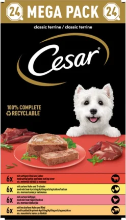 Cesar Classic Mix Paté Hondenvoer Maaltijdkuipjes 24 X 150 G 5 Cesar Classic Mix Paté Hondenvoer Maaltijdkuipjes 24 X 150 G -Hondenartikelen Winkel 686x1200 3