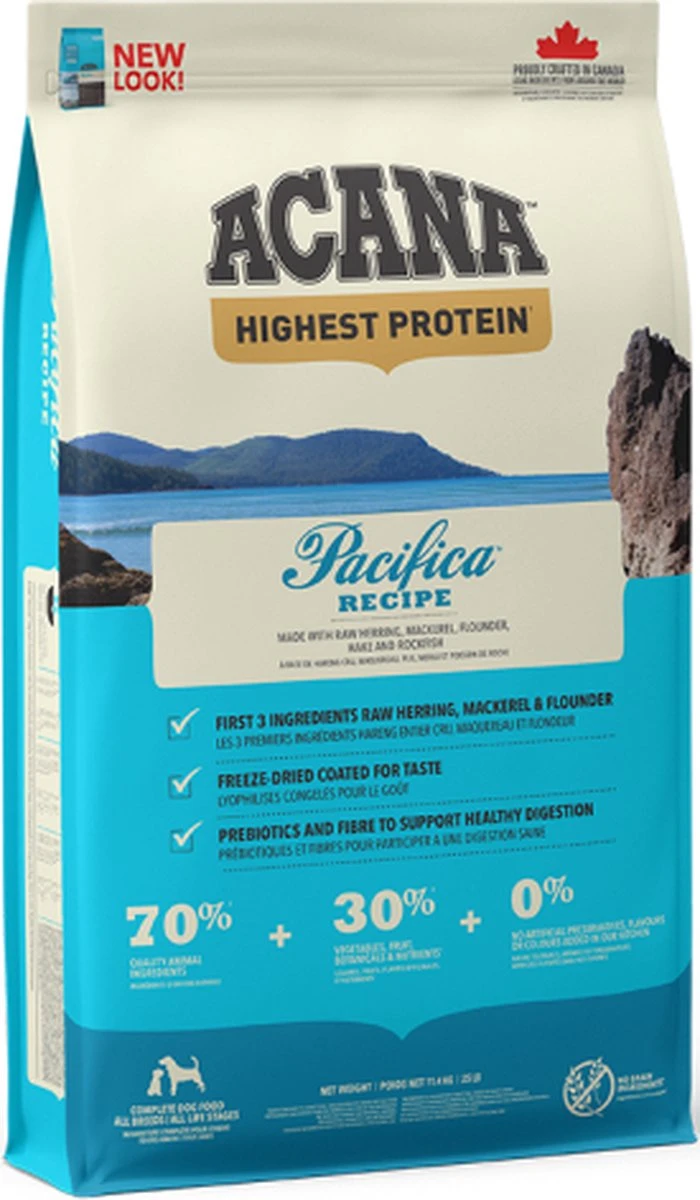 Acana Hondenvoer Highest Protein Pacifica 11,4 Kg 18 Acana Hondenvoer Highest Protein Pacifica 11,4 Kg - Afbeelding 18