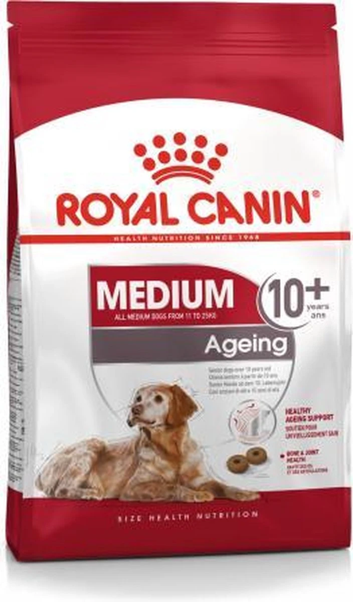 Royal Canin Medium Ageing 10+ - Hondenvoer - 15 Kg 14 Royal Canin Medium Ageing 10+ - Hondenvoer - 15 Kg - Afbeelding 14