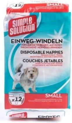 Simple Solution Wegwerp Honden Luier - SMALL 12 ST 38-48 CM -Hondenartikelen Winkel 706x1200 4