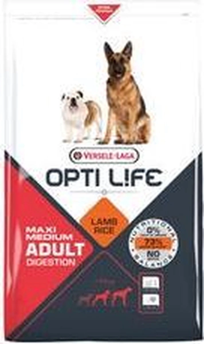 VERSELE-LAGA Opti Life Adult Digestion Medium & Maxi - 12,5 Kg 8 VERSELE-LAGA Opti Life Adult Digestion Medium & Maxi - 12,5 Kg - Afbeelding 8