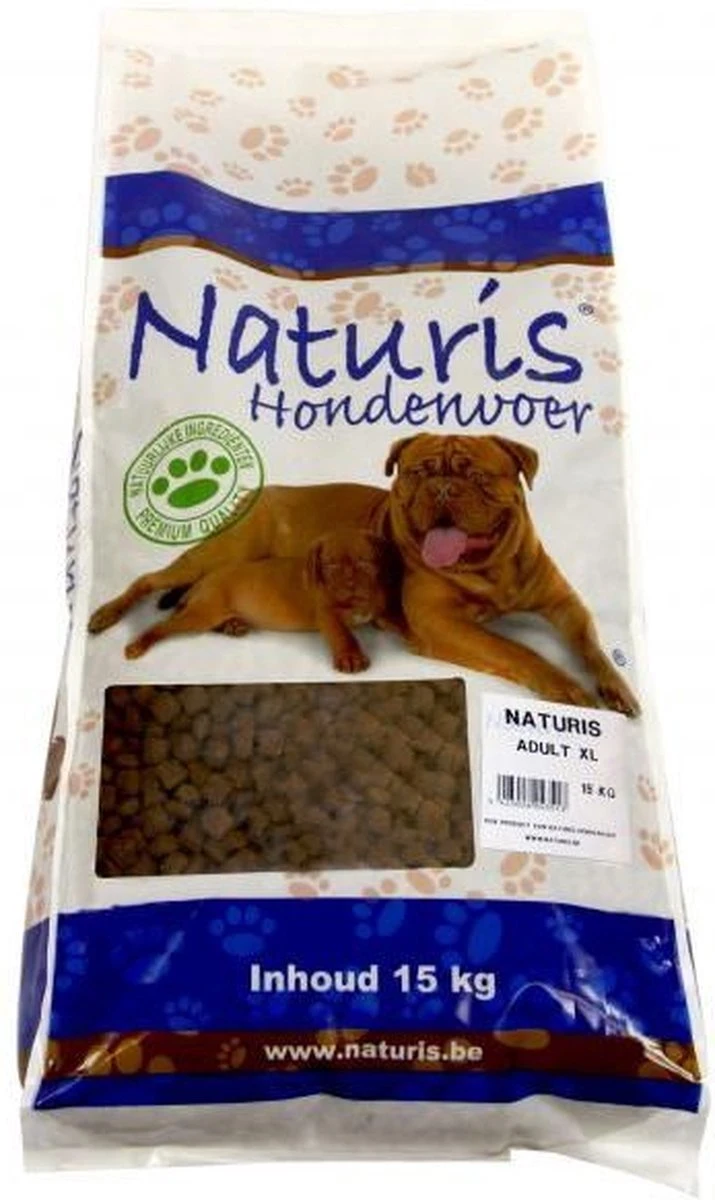 Naturis Krokante Brok Adult XL 15kg 3 Naturis Krokante Brok Adult XL 15kg - Afbeelding 3