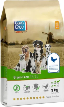 Carocroc Grain Free - Gevogelte/Aardappel/Bieten - Hondenvoer - 15 Kg -Hondenartikelen Winkel 721x1200 1