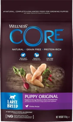 Wellness Core Grain Free Large Breed Puppy Kip - Hondenvoer - 10 Kg -Hondenartikelen Winkel 722x1200 1