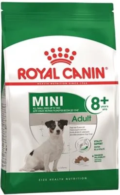 Royal Canin Mini Adult +8 8 KG 34 Royal Canin Mini Adult +8 8 KG -Hondenartikelen Winkel 741x1200