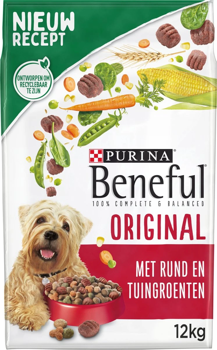 Beneful Original - Hondenvoer Met Rund En Tuingroenten - 12 Kg 1 Beneful Original - Hondenvoer Met Rund En Tuingroenten - 12 Kg
