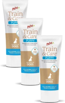 Prins Train & Care Puppy Paté Gevogelte- Hondensnacks -3 X 75 G