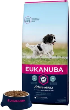 Eukanuba Dog Adult Medium Breed - Kip - Hondenvoer - 15 Kg -Hondenartikelen Winkel 766x1200