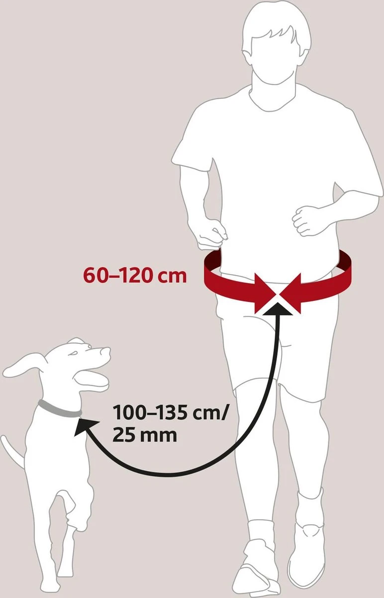 Trixie Heupriem Met Jogginglijn Zwart - RIEM 60-120 CM LIJN 100-135 CM 8 Trixie Heupriem Met Jogginglijn Zwart - RIEM 60-120 CM LIJN 100-135 CM - Afbeelding 8