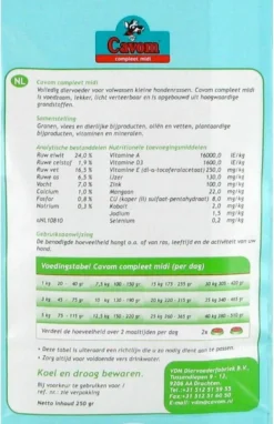 Cavom Compleet Midi - Hond - Volledig Droogvoer - 10 Kg -Hondenartikelen Winkel 775x1200 3