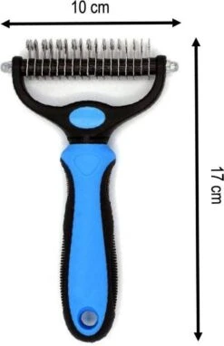 Merkloos 2 Zijdige Ondervacht Hondenkam - Hondenborstel Kortharig/Langharig - Kattenkam - Klittenkam Kat/Hond - Kattenborstel - 10 Cm. -Hondenartikelen Winkel 775x1200 9