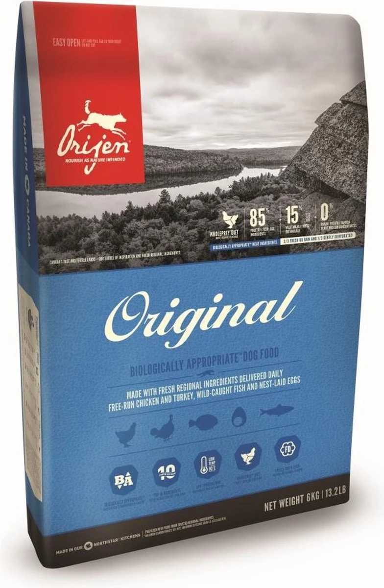 Orijen Original Dog - Honden Droogvoer - 17 Kg 1 Orijen Original Dog - Honden Droogvoer - 17 Kg