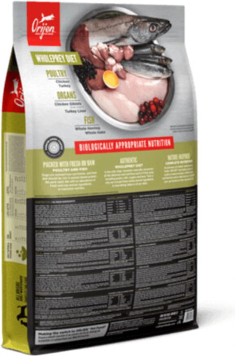 Orijen Whole Prey Senior Dog - Kip & Kalkoen - Hondenvoer - 11.4 Kg 11 Orijen Whole Prey Senior Dog - Kip & Kalkoen - Hondenvoer - 11.4 Kg - Afbeelding 11