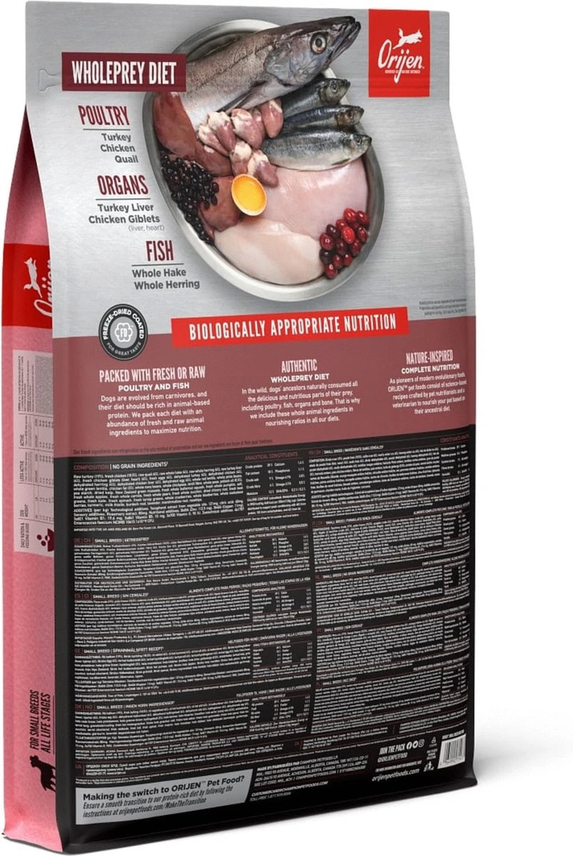 Orijen Whole Prey Small Breed (4,5 KG) 7 Orijen Whole Prey Small Breed (4,5 KG) - Afbeelding 7