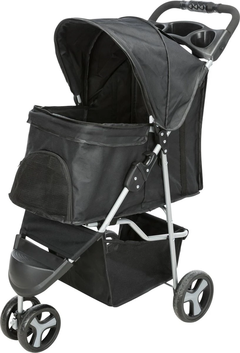 Trixie Hondenbuggy Zwart 80x47x100 Cm | Dierenmand 18 Trixie Hondenbuggy Zwart 80x47x100 Cm | Dierenmand - Afbeelding 18