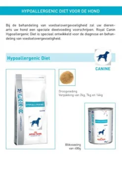 Royal Canin Hypoallergenic - Hondenvoer - 14 Kg -Hondenartikelen Winkel 822x1200 2