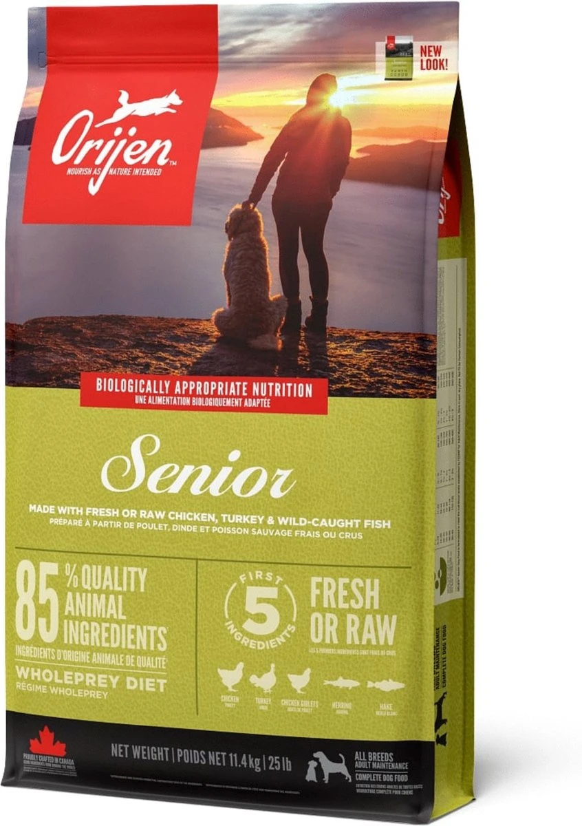 Orijen Whole Prey Senior Dog - Kip & Kalkoen - Hondenvoer - 11.4 Kg 10 Orijen Whole Prey Senior Dog - Kip & Kalkoen - Hondenvoer - 11.4 Kg - Afbeelding 10