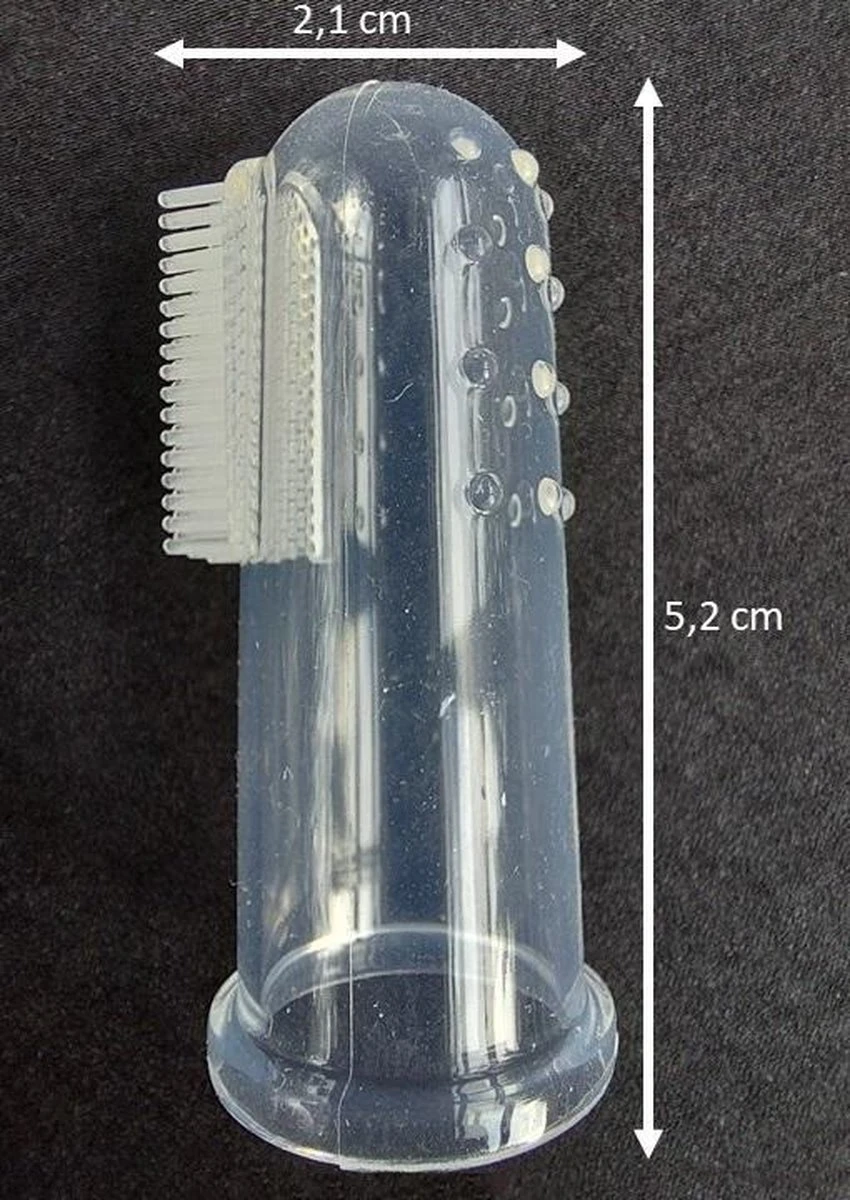 Merkloos Vinger Tandenborstel – 2 X 10 Merkloos Vinger Tandenborstel – 2 X - Afbeelding 10