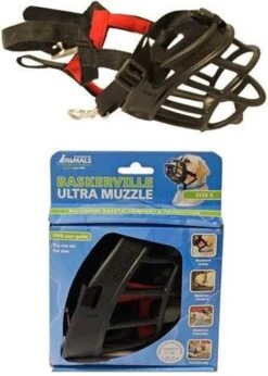 Company Of Animals Baskerville Ultra Muzzle - Muilkorf - Maat 3 (M) - Zwart -Hondenartikelen Winkel 856x1200 4