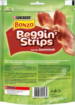Bonzo Beggin' Strips - Hondensnacks Bacon - 6 X 120g 8 Bonzo Beggin' Strips - Hondensnacks Bacon - 6 X 120g -Hondenartikelen Winkel 859x1200 7