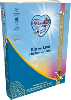 10x Renske Vers Gestoomd Complete Menu Kip - Lam 395 Gr -Hondenartikelen Winkel 862x1200 3