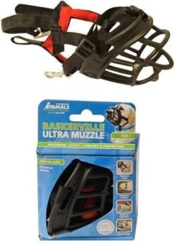 Company Of Animals Baskerville Ultra Muzzle - Muilkorf - Maat 3 (M) - Zwart -Hondenartikelen Winkel 863x1200 5