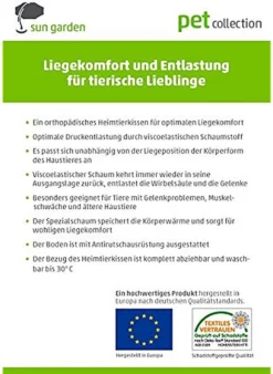 Sun Garden Buddy Orthopedisch Hondenkussen 120x72x10cm Antraciet -Hondenartikelen Winkel 877x1200 2