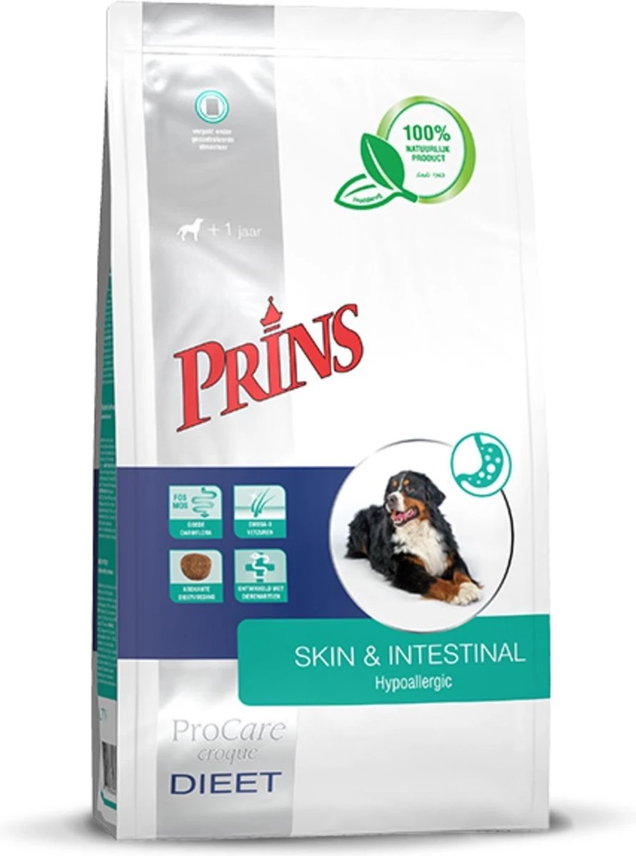 Prins Procare Croque Diet Skin & Intestinal - Hondenvoer - Eend 10 Kg 1 Prins Procare Croque Diet Skin & Intestinal - Hondenvoer - Eend 10 Kg