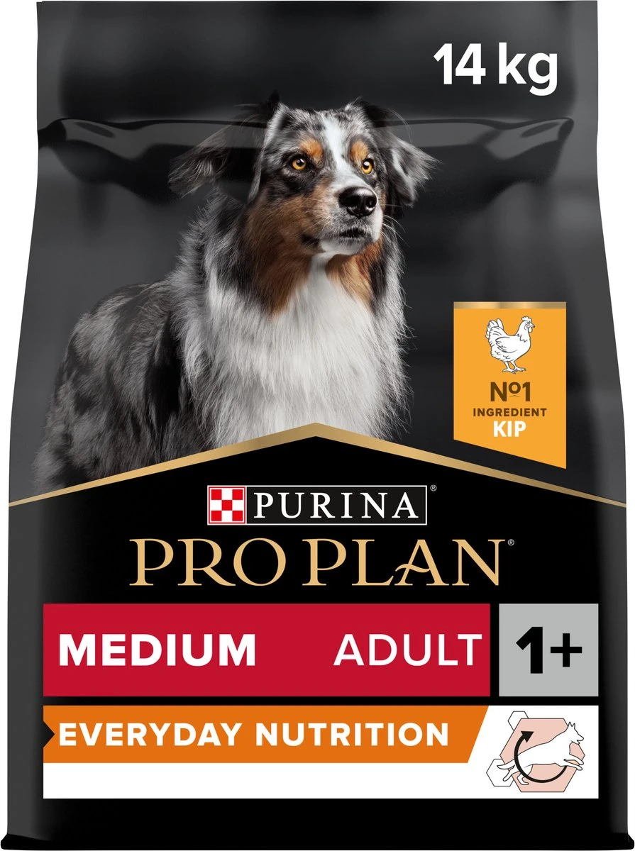 Pro Plan Medium Adult Everyay Nutrition - Honden Droogvoer - Kip - 14 Kg 4 Pro Plan Medium Adult Everyay Nutrition - Honden Droogvoer - Kip - 14 Kg - Afbeelding 4