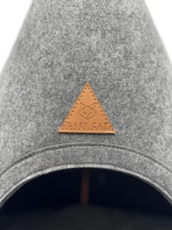 Grey Cat® - Kattenmand - Tipi Kattentent + Kussen - Vilt – Donkergrijs - Ø 57 Cm X 60 Cm -Hondenartikelen Winkel 899x1200 11