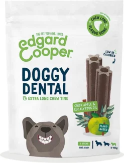 Edgard & Cooper Doggy Dental Sticks Appel - Eucalyptusolie Medium -Hondenartikelen Winkel 911x1200 1