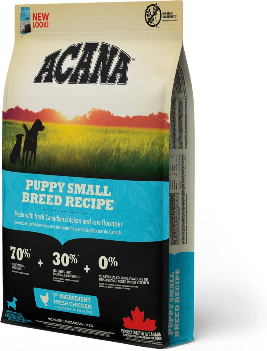 Acana Heritage Puppy Small Breed (6 KG) 3 Acana Heritage Puppy Small Breed (6 KG) - Afbeelding 3