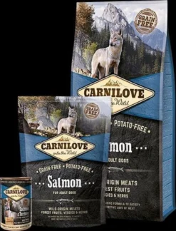 Carnilove Adult Granenvrij Hondenvoer Zalm 12kg Met 70% Vis! -Hondenartikelen Winkel 915x1200