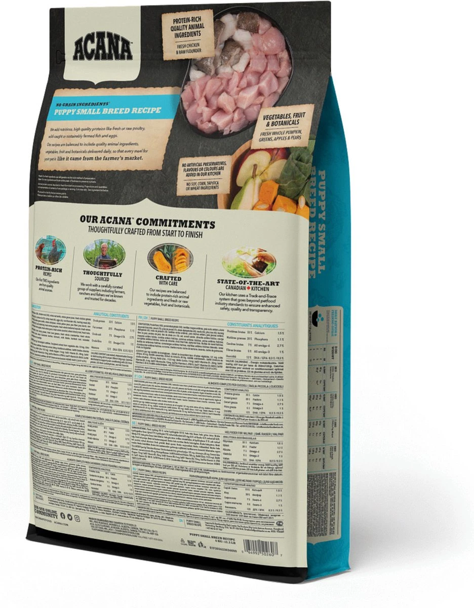 Acana Heritage Puppy Small Breed (6 KG) 8 Acana Heritage Puppy Small Breed (6 KG) - Afbeelding 8
