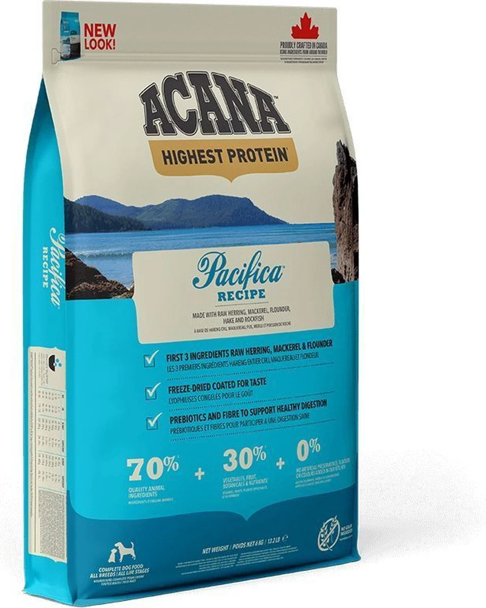 Acana Hondenvoer Highest Protein Pacifica 11,4 Kg 12 Acana Hondenvoer Highest Protein Pacifica 11,4 Kg - Afbeelding 12