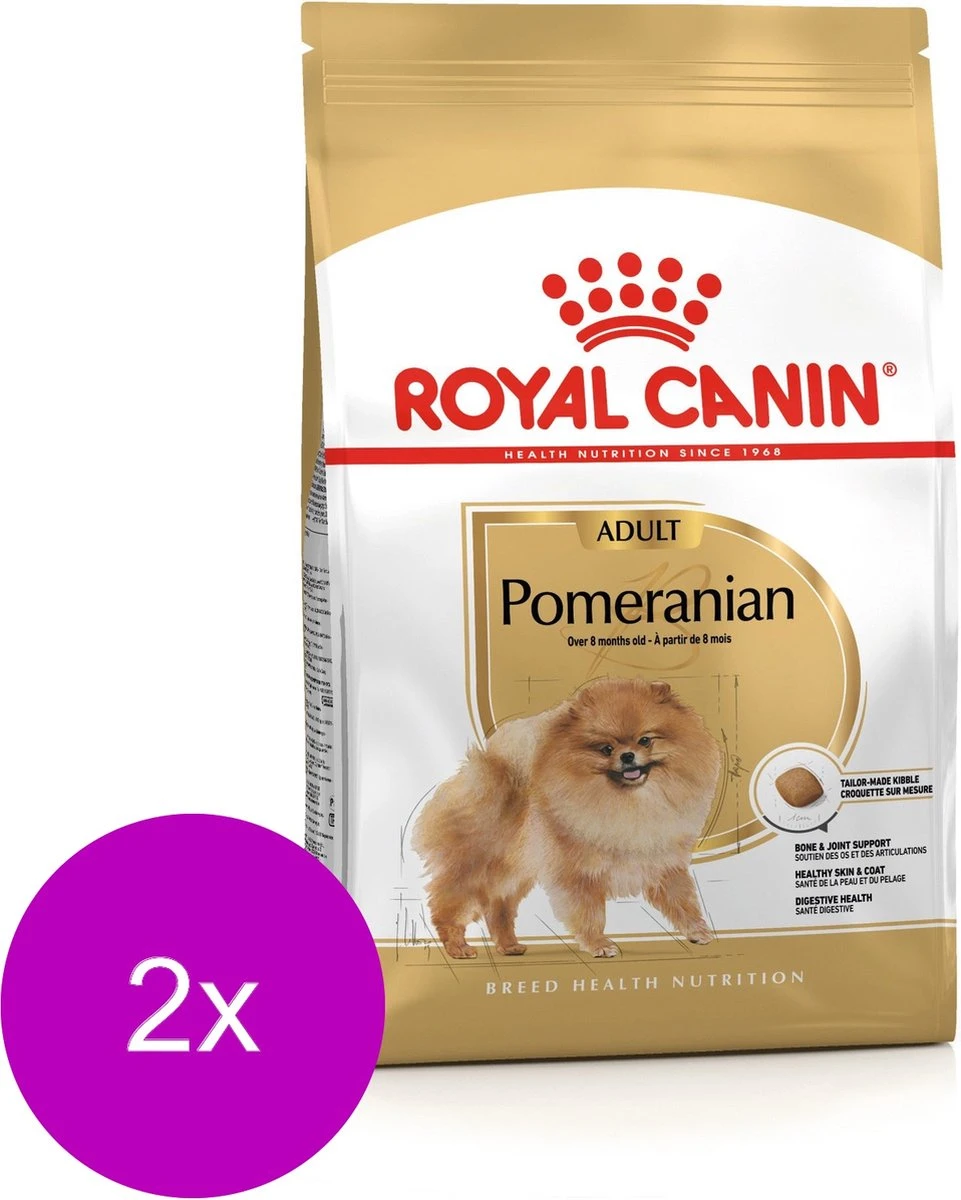 Royal Canin Pomeriaan Adult - Hondenvoer - 2 X 3 Kg 1 Royal Canin Pomeriaan Adult - Hondenvoer - 2 X 3 Kg