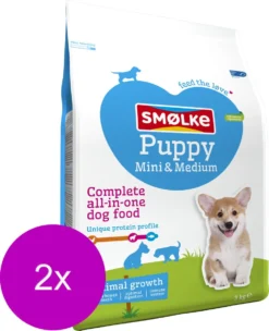Smolke Puppy Mini-Medium - Hondenvoer - 2 X 3 Kg -Hondenartikelen Winkel 976x1200 2
