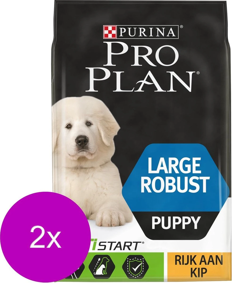 Pro Plan Dog Puppy Large Breed Robust Kip - Hondenvoer - 2 X 3 Kg 1 Pro Plan Dog Puppy Large Breed Robust Kip - Hondenvoer - 2 X 3 Kg