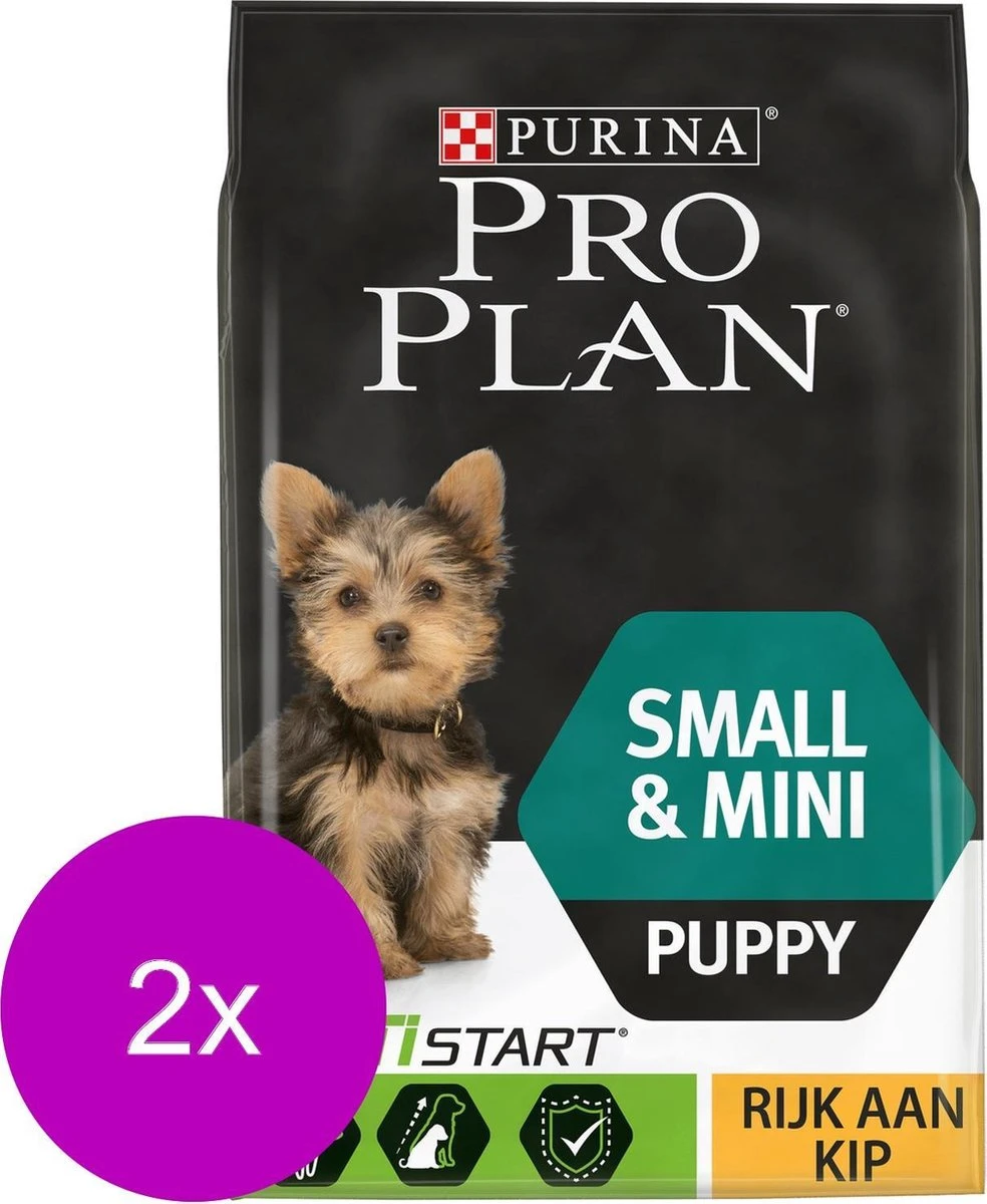 Pro Plan Dog Puppy Small & Mini Breed - Kip - Hondenvoer - 2 X 3 Kg 1 Pro Plan Dog Puppy Small & Mini Breed - Kip - Hondenvoer - 2 X 3 Kg