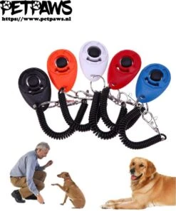 Merkloos PetPaws - Training Clicker Voor De Hond - Rood -Hondenartikelen Winkel 999x1200 5